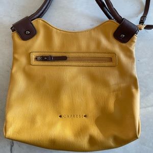 Caprese Yellow Ochre Hand Bag